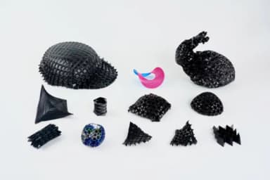 Inkjet 4D Print: Self-folding Tessellated Origami Objects by Inkjet UV Printing